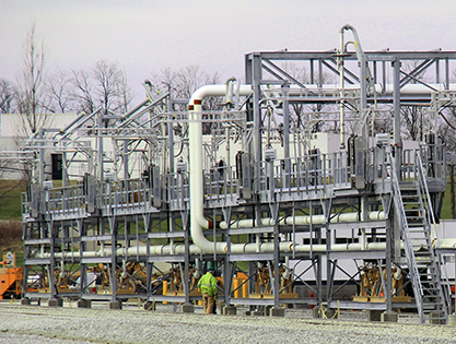 Railcar Loading Platform Installation